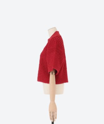 16G SHIRRING POLO KNIT | JANE SMITH