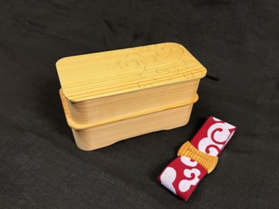 ★細長二段　小　お弁当箱