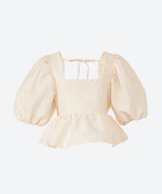 ＜DREAM sister jane (Women)＞Ｆｒｅｎｃｈ　Ｒｏｓｅ　Ｊａｃｑｕａｒｄ　Ｔｏｐ