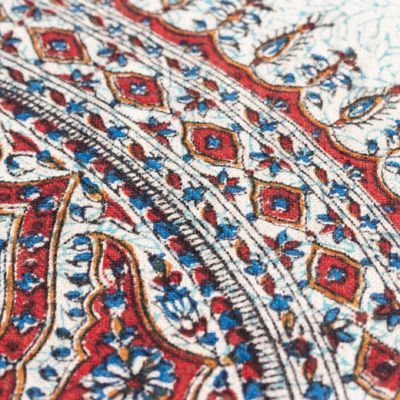 ★手染めペルシャ更紗（マルチカバー）２２０×２８０ｃｍ　３