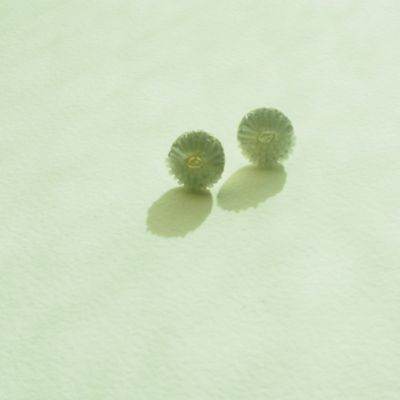 ピアス　ドゥミ　ホワイト