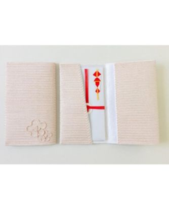 【越品】五泉之田中刺繍　コード刺繍金封袱紗　ＴＳＵＮＡＧＵ　慶事用／梅・弔事用／桔梗