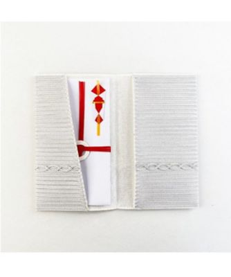 【越品】五泉之田中刺繍　コード刺繍金封袱紗　ＴＳＵＮＡＧＵ　慶事用　連　／　弔事用　連（箱入）
