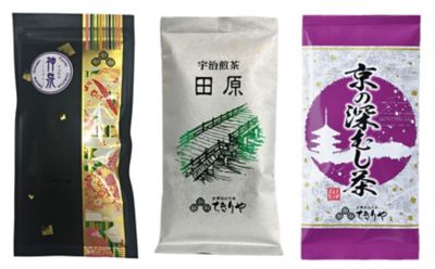 ＜京都/ちきりや＞★【産直】京都府産の宇治煎茶３本飲み比べセット