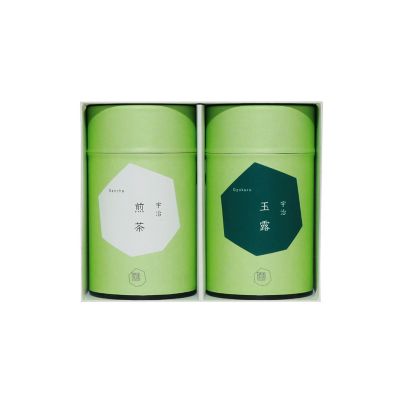 ☆【産直】宇治茶詰合せ（缶入）（玉露「奥の露」１００ｇ・煎茶「鳳薫