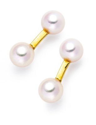 ★Ｋ１８ＹＧアコヤパールピアス