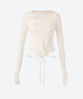 ＜LOW CLASSIC (Women)＞ＫＮＩＴ　ＷＲＡＰ　ＣＡＲＤＩＧＡＮ