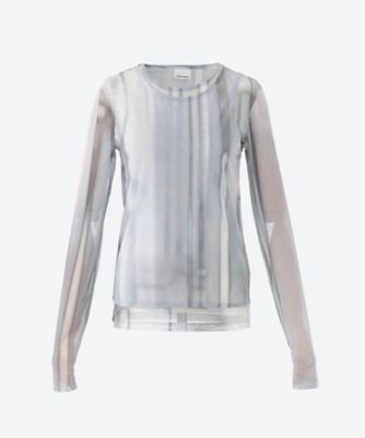 ＜LOW CLASSIC (Women)＞ＤＯＵＢＬＥ　ＬＡＹＥＲＥＤ　ＰＲＩＮＴ　ＴＯＰ