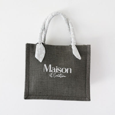 ＜Maison et Creation＞★ジュートバッグミニ　グリ