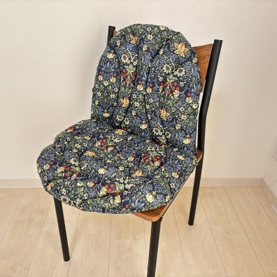 背付きシートクッション同色２枚組