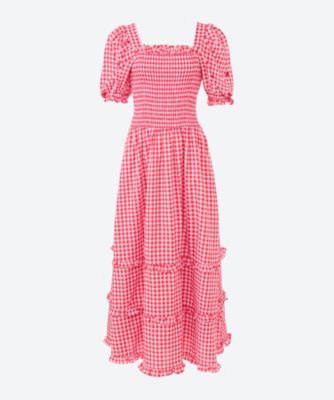 ＜sister jane (Women)＞Ｇａｒｄｅｎ　Ｇｉｎｇｈａｍ　Ｍｉｄｉ　Ｄｒｅｓｓ