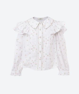 ＜DREAM sister jane (Women)＞Ｃｈａｍｏｍｉｌｅ　Ｄｉｔｓｙ　Ｒｕｆｆｌｅ　Ｂｌｏｕｓｅ