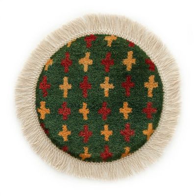 【SALE】三越伊勢丹オンラインストア ペルシャ手織りギャッベ 丸形 5（2）MSR12281 ドアマット【三越伊勢丹/公式】