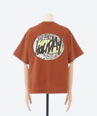 HOLIDAY (ホリデイ) ■ ② 21101610 SUPER FINE T-SHIRT（CIRCLE LOGO) レディース ベージュ XL HOLIDAY（ホリデイ）の「SUPER FINE S/S T-SHIRT (CIRCLE LOGO
