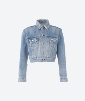 ＜HOLIDAY (Women)＞ＤＡＭＡＧＥ　ＤＥＮＩＭ　ＳＨＯＵＬＤＥＲ　ＪＡＣＫＥＴ