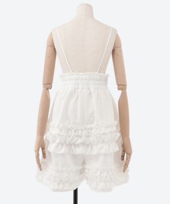 RUFFLE STRAP CULOTTES PANTS