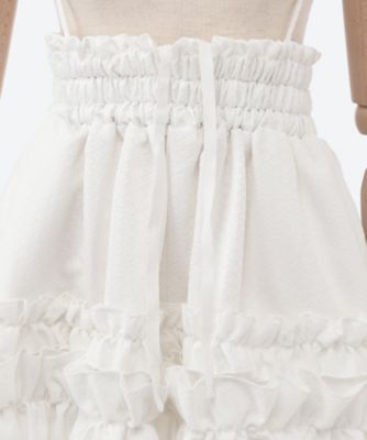 RUFFLE STRAP CULOTTES PANTS | HOLIDAY