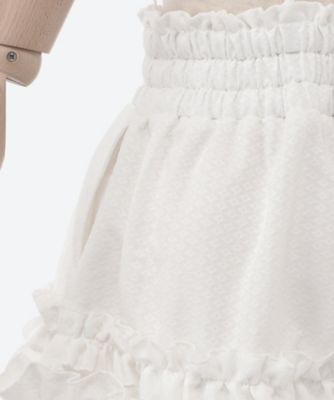 HOLIDAYラッフルストラップキュロットパンツ HOLIDAY（ホリデイ）の「RUFFLE STRAP CULOTTES PANTS ラッフル