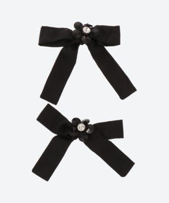 ＜sister jane (Women)＞Ｍａｕｄｅ　Ｅｍｂｅｌｌｉｓｈｅｄ　Ｈａｉｒ　Ｂｏｗ　Ｃｌｉｐｓ