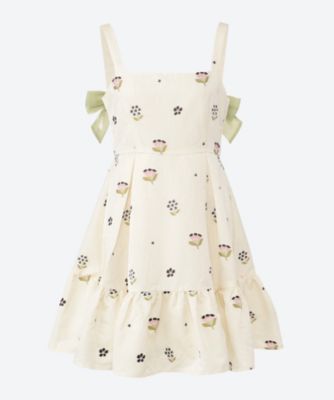 ＜sister jane (Women)＞Ｂｏｕｑｕｅｔ　Ｊａｃｑｕａｒｄ　Ｍｉｎｉ　Ｄｒｅｓｓ