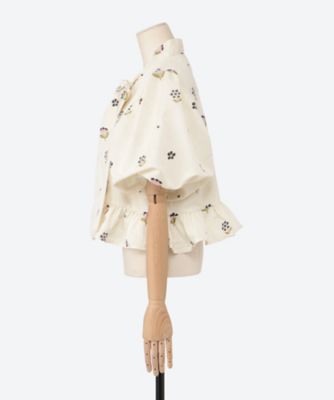 シスタージェーン　POINTE BOW TOP リボンビスチェ Vanilla Lace Bow Top | sister jane (Women