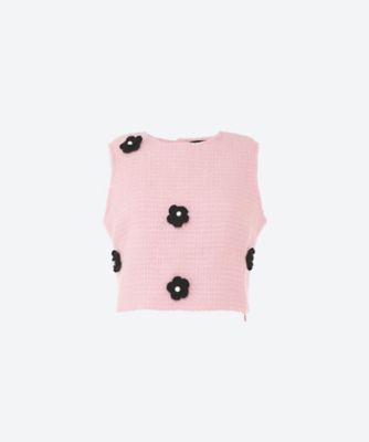 シスタージェーン　トップ　新品 Coast Crochet Tweed Top | sister jane