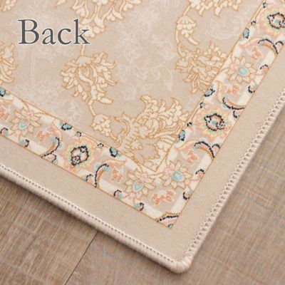 ペルシャのシルクラグ・カーペット ベルギー製綿混シルクタッチカーペット モケット織ラグ HYBRIDA