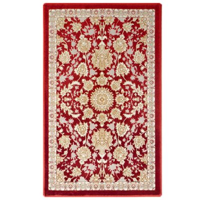 【SALE】三越伊勢丹オンラインストア ペルシャカーペット(機械織)50×80cm[3] (3)柄：マール― 色：レッド ドアマット【三越伊勢丹/公式】