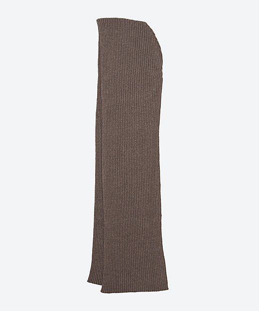 ＜三越伊勢丹/公式＞ Wool knit hooded scarf BROWN スカーフ・ショール