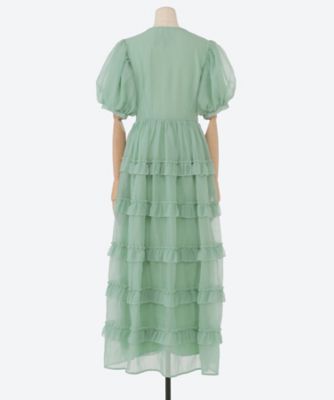 Pistachio Bow Midi Dress | DREAM sister