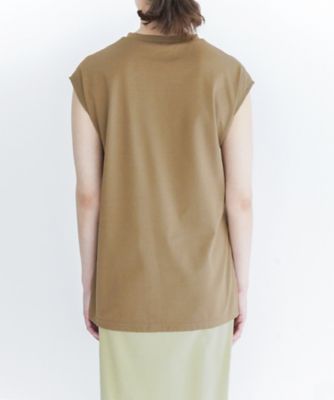 ★オーガニックコットンポンチ　細見えフレンチスリーブＴシャツ