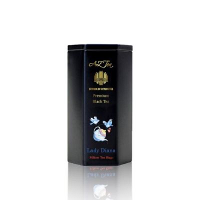 ＜Serendiva THE TEA BOUTIQUE＞★レディーダイアナ／Ｌａｄｙ　Ｄｉａｎａ（３０三角ティバッグ）ＡＺ　Ｔｅａ六角形黒缶