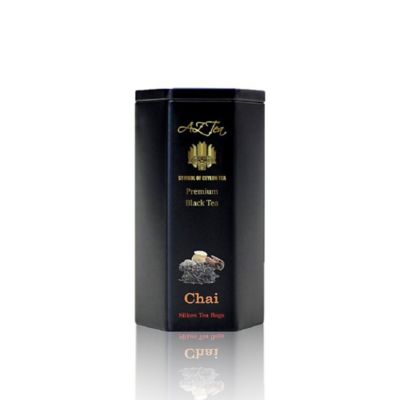 ＜Serendiva THE TEA BOUTIQUE＞★モガールチャイ／Ｍｏｇｕｌ　Ｃｈａｉ（３０三角ティバッグ）ＡＺ　Ｔｅａ六角形黒缶