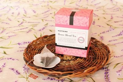 ＜HUFFKINS＞【英国展おまとめ】★ハウスブレンド　ピラミッド型ティーバッグ