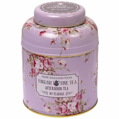 NEW ENGLISH TEAS/ニューイングリッシュティー 【スコパおまとめ】★ヴィンテージフローラル・ラベンダー缶　アフタヌーンティー（ティーバッグ）