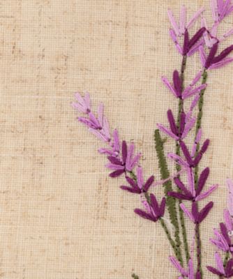 ★ラヴェンダー刺繍テーブルランナー