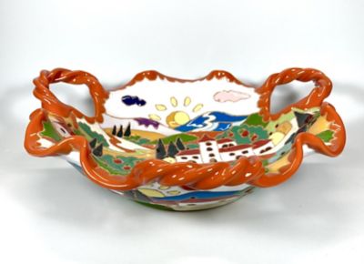 ＜Sial Ceramica＞★コンポート（飾り皿）デラックスＡ