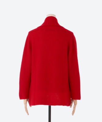 お気に入りの lutays cashmere high neck knit バーガンディ色 ...