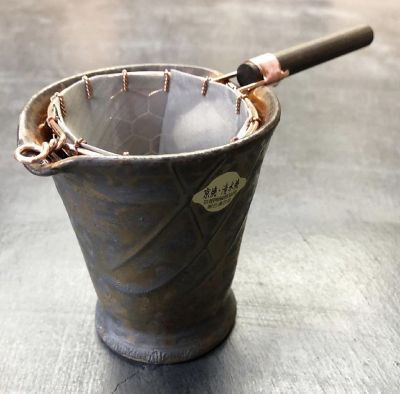 鳥井金網工芸 銅製コーヒードリッパーと茶こし小サイズ 鳥井金網工芸 | 銅製コーヒードリッパー 小サイズ - 京都