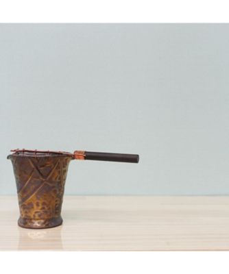 鳥井金網工芸 銅製コーヒードリッパーと茶こし小サイズ 鳥井金網工芸 銅製コーヒードリッパー 小サイズ : 京都アンテナ