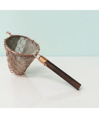 鳥井金網工芸 銅製コーヒードリッパーと茶こし小サイズ 鳥井金網工芸 | 銅製コーヒードリッパー 小サイズ - 京都