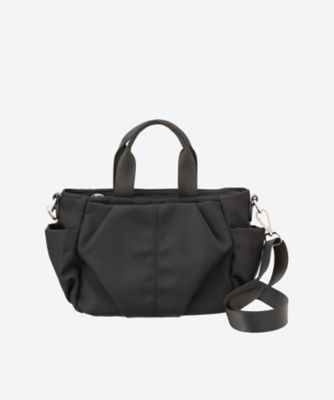 カラーブラック【ORSETTO/オルセット】 Nylon 2WAY ショルダーBAG