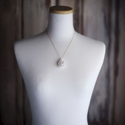★【産直】【Ｃｒｙｓｔａｌ】ドロップペンダント「Ｓｕｎｄａｙ」（２０２３　Ｗｉｎｔｅｒ　Ｖｅｒ）１４ｋｇｆチェーン付き