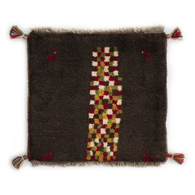 【SALE】三越伊勢丹オンラインストア ペルシャ手織りギャッベ チェアサイズ 11（5）MS13588：45×42cm、厚み2.1cm ドアマット【三越伊勢丹/公式】