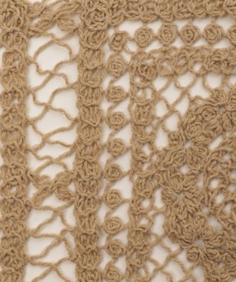 コットン麻ハンドワッシャー　フワラーボール刺繍ブラウス