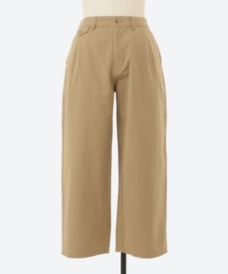セルロースコットンツイルオーバルパンツ