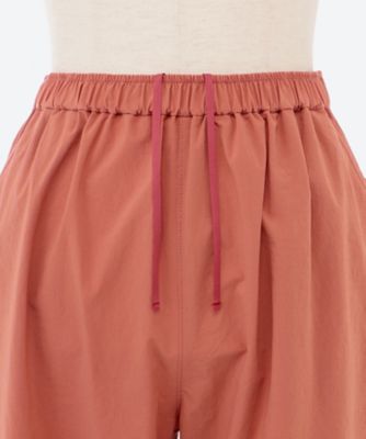 コットンナイロンストレッチテーパードパンツ