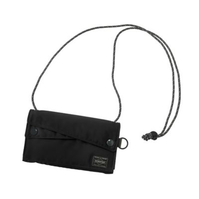 ＜三越伊勢丹/公式＞ PORTER/ポーター PX TANKER SLING PURSE L BLACK 財布・マネークリップ【三越伊勢丹/公式】