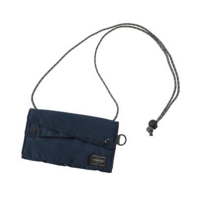 ＜三越伊勢丹/公式＞ PORTER/ポーター PX TANKER SLING PURSE L IRON BLUE 財布・マネークリップ【三越伊勢丹/公式】