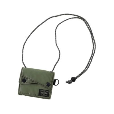 ＜三越伊勢丹/公式＞ PORTER/ポーター PX TANKER SLING PURSE SAGE GREEN 財布・マネークリップ【三越伊勢丹/公式】